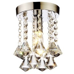 Moderni nykyaikainen perinteinen klassinen Country Crystal Mini Style Chrome Crystal uppoteline