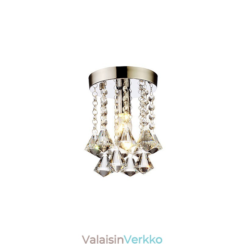 Moderni nykyaikainen perinteinen klassinen Country Crystal Mini Style Chrome Crystal uppoteline