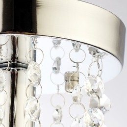 Moderni nykyaikainen perinteinen klassinen Country Crystal Mini Style Chrome Crystal uppoteline
