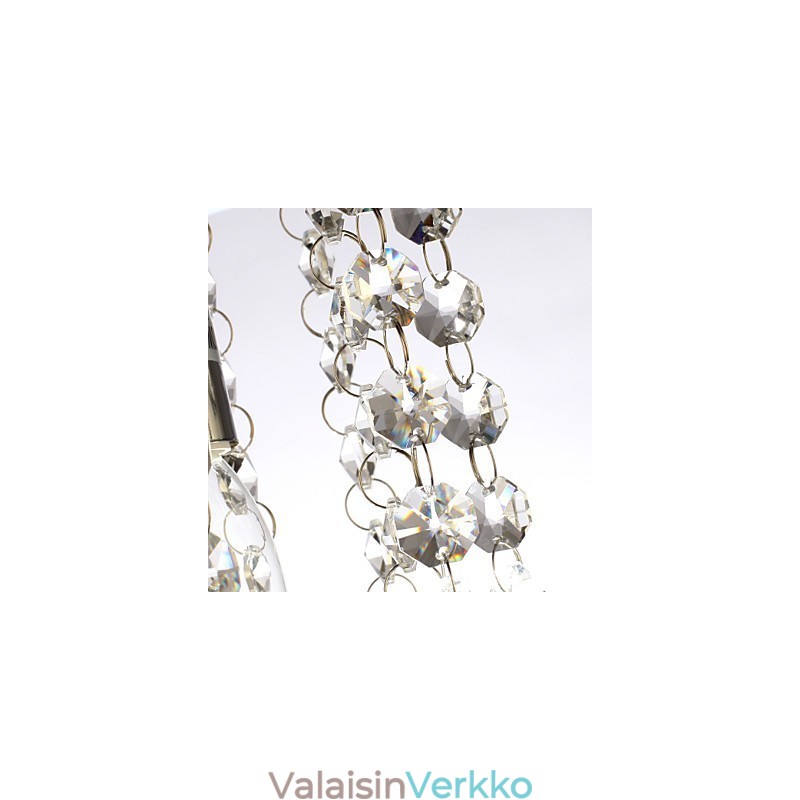 Moderni nykyaikainen perinteinen klassinen Country Crystal Mini Style Chrome Crystal uppoteline
