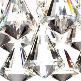 Moderni nykyaikainen perinteinen klassinen Country Crystal Mini Style Chrome Crystal uppoteline