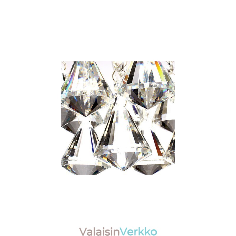Moderni nykyaikainen perinteinen klassinen Country Crystal Mini Style Chrome Crystal uppoteline