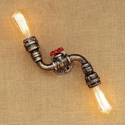 Rustic Lodge Country Brass -ominaisuus Mini Style Ambient Light -seinävalaisimiin