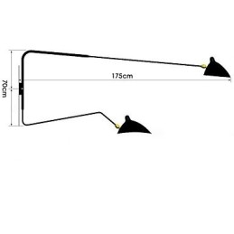 Moderni nykyaikainen maalausominaisuus Ambient Light -seinävalaisimille