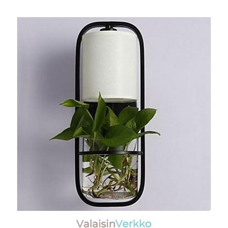 Moderni Iron Creative ruukkukasvilasiseinävalaisin Moderni Iron Creative ruukkukasvilasiseinävalaisin