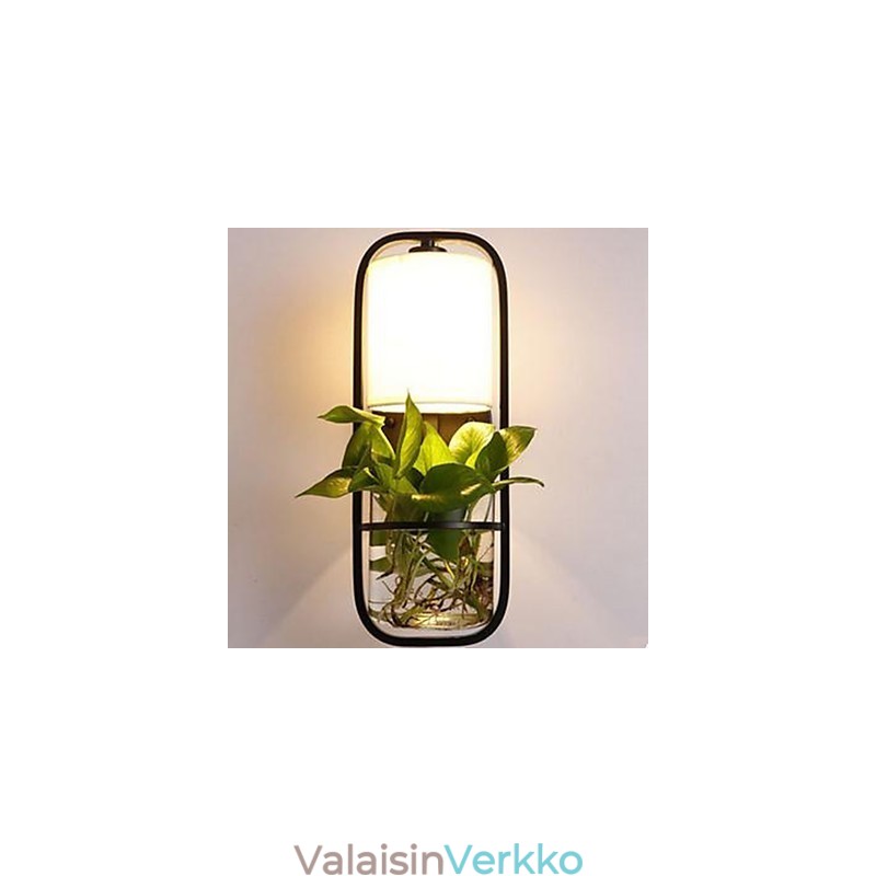 Moderni Iron Creative ruukkukasvilasiseinävalaisin