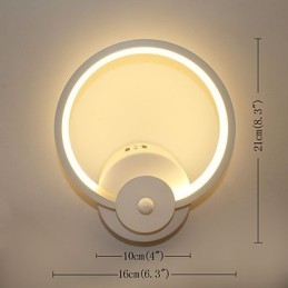 Moderni minimalistinen luova yöpöytälamppu Upotettu lamppu Sisäänkäynti Portaat Makuuhuoneen Seinävalaistus