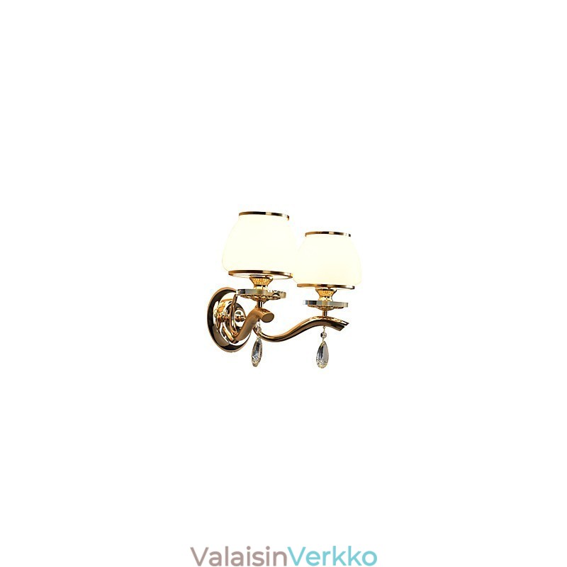 Moderni ja nykyaikainen galvanoitu ominaisuus Crystal Ambient Light -seinävalaisimille