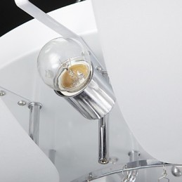 Flush Mount Crystal Modern Contemporary Perinteinen Classic Metal