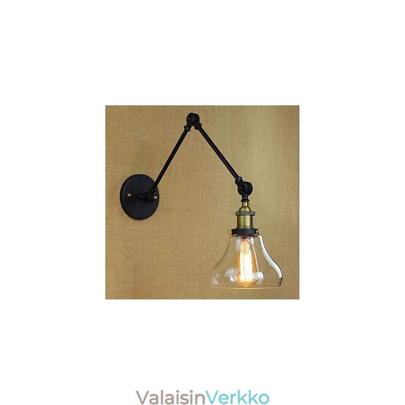 Country Retro Galvanoitu ominaisuus Mini Style -silmäsuojaukseen Ambient Light -kääntövarsivalot seinään