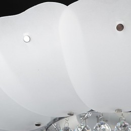 Flush Mount Crystal Modern Contemporary Perinteinen Classic Metal