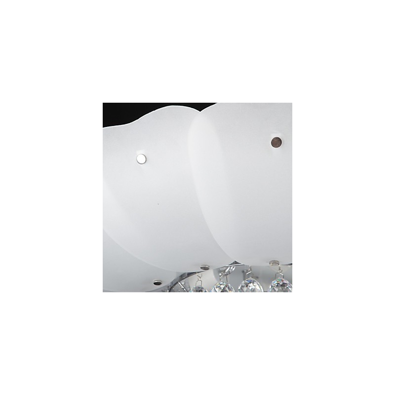 Flush Mount Crystal Modern Contemporary Perinteinen Classic Metal