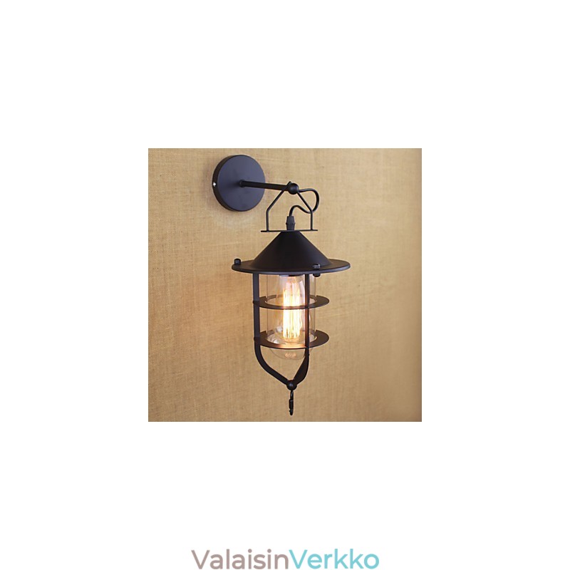 Country Retro Painting Ominaisuus Mini Style Eye Protection Ambient Light -seinälamppuihin
