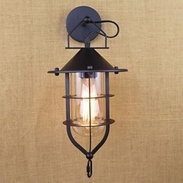 Country Retro Painting Ominaisuus Mini Style Eye Protection Ambient Light -seinälamppuihin