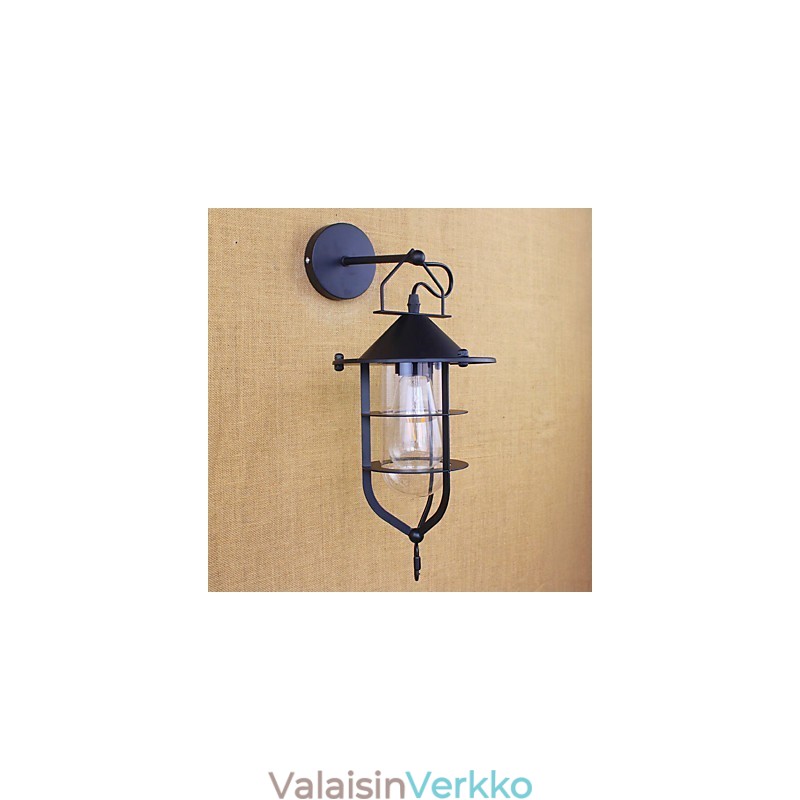 Country Retro Painting Ominaisuus Mini Style Eye Protection Ambient Light -seinälamppuihin
