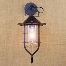 Country Retro Painting Ominaisuus Mini Style Eye Protection Ambient Light -seinälamppuihin