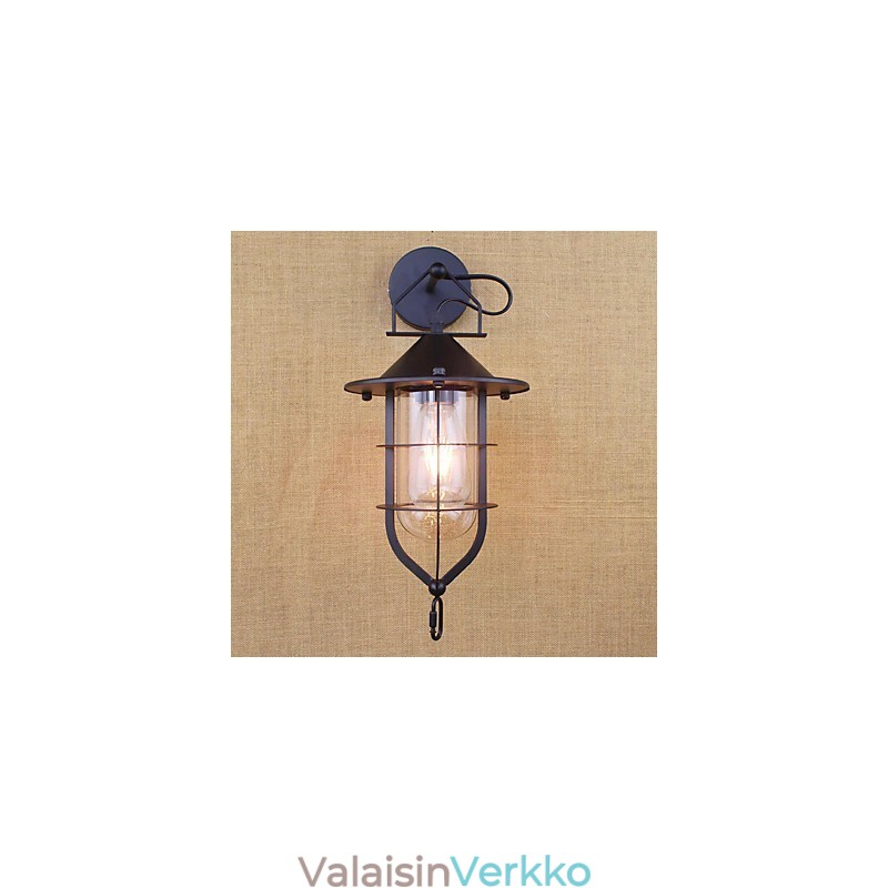 Country Retro Painting Ominaisuus Mini Style Eye Protection Ambient Light -seinälamppuihin