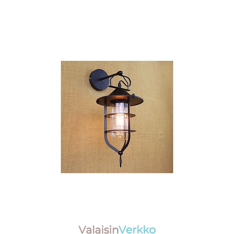 Country Retro Painting Ominaisuus Mini Style Eye Protection Ambient Light -seinälamppuihin