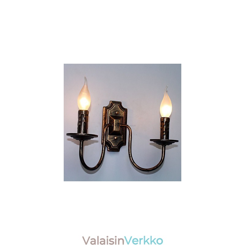 Retro yksinkertainen seinävalaisin käytävä käytävä kaksinkertainen otsalamppu Makuuhuone Olohuone Seinävalaisin Valaistus