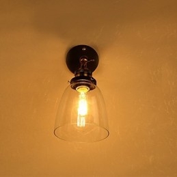 Moderni nykyaikainen perinteinen klassinen maalaismainen Lodge Moderni nykyaikainen pronssinen ominaisuus Downlight-seinävalaisimiin