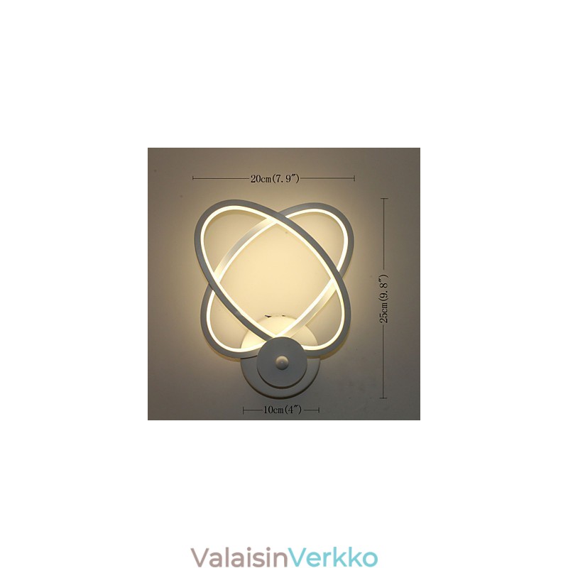 Creative seinävalaisin sängyn seinän käytävän opiskelu muoti alumiinilamppu