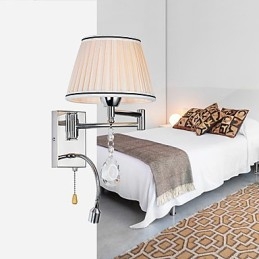 Seinävalaisin Moderni nykyaikainen maalaismainen Lodge Moderni nykyaikainen maalaiskromiominaisuus kristallikääntövarrelle