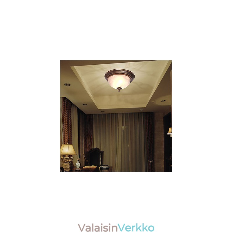 Antiikin inspiroima uppoteline 2 valolla