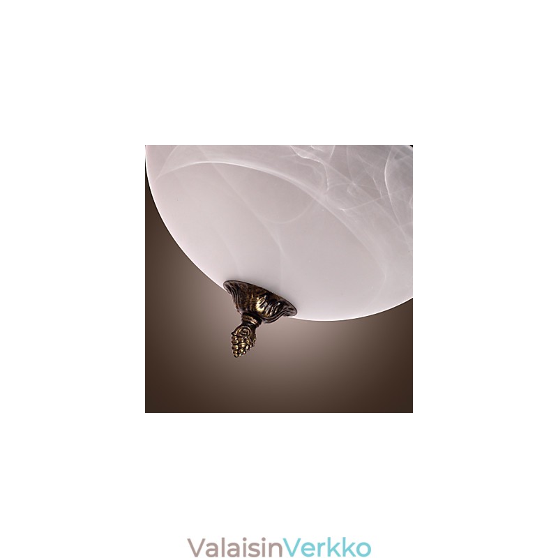 Antiikin inspiroima uppoteline 2 valolla
