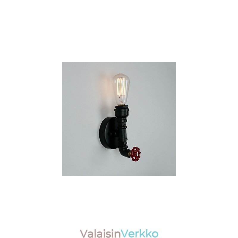 Rustic Lodge Modern Contemporary Country Retro Painting -ominaisuus minityylisille uplight-seinävalaisimille