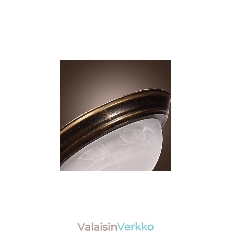 Antiikin inspiroima uppoteline 2 valolla