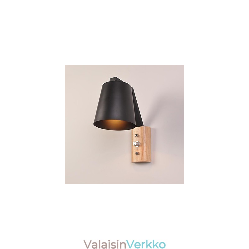 Moderni Contemporary Country Black Oxide -viimeistelyominaisuus Downlight-seinävalaisimiin