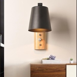 Moderni Contemporary Country Black Oxide -viimeistelyominaisuus Downlight-seinävalaisimiin