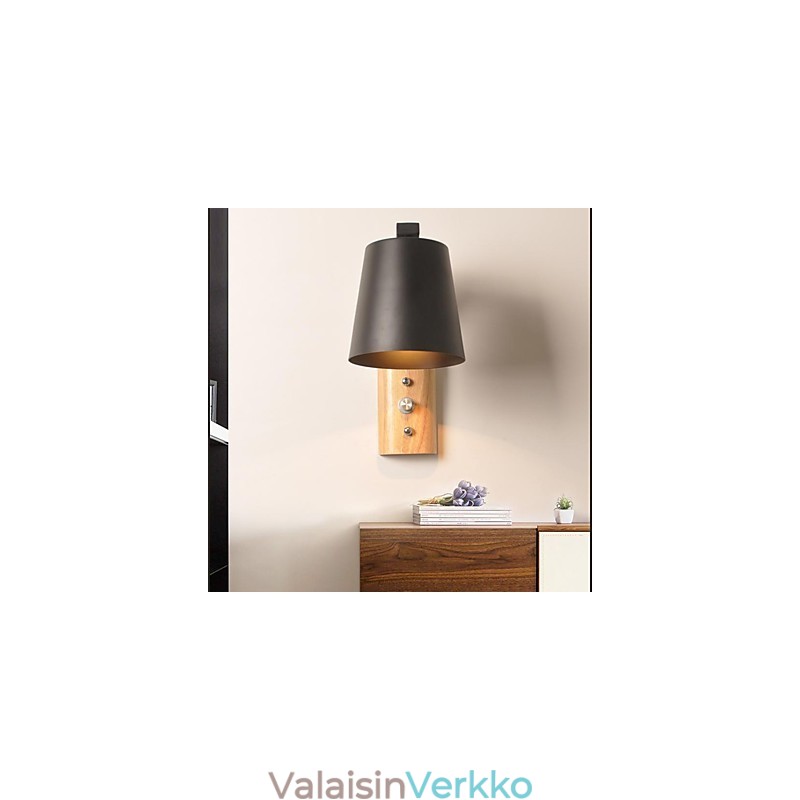 Moderni Contemporary Country Black Oxide -viimeistelyominaisuus Downlight-seinävalaisimiin