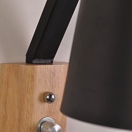 Moderni Contemporary Country Black Oxide -viimeistelyominaisuus Downlight-seinävalaisimiin