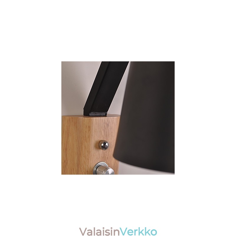 Moderni Contemporary Country Black Oxide -viimeistelyominaisuus Downlight-seinävalaisimiin