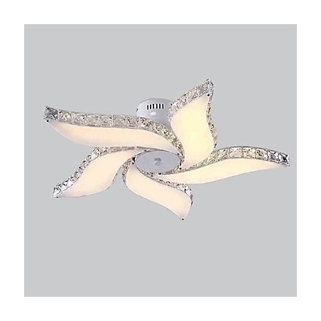 Moderni nykyaikainen Crystal Metal Flush Mount Moderni nykyaikainen Crystal Metal Flush Mount