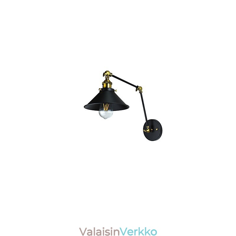 Rustic Lodge Perinteinen klassinen maalausominaisuus Downlight-seinävalaisimille