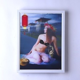 Integroitu moderni nykyaikainen moderni nykyaikainen maalausominaisuus ympäristövalaistuksiin