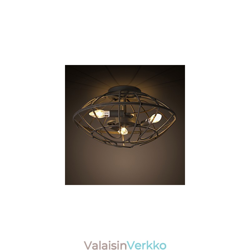Retro mini-tyylinen maalaus metalliin uppoteline