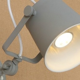 Maalattu teräs seinävalaisin tyhmä musta amerikkalainen kahvikoristelu Retro seinävalo valomiekkalamppu seinään