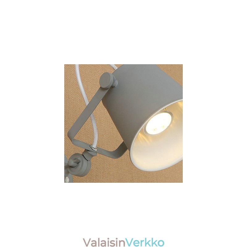 Maalattu teräs seinävalaisin tyhmä musta amerikkalainen kahvikoristelu Retro seinävalo valomiekkalamppu seinään