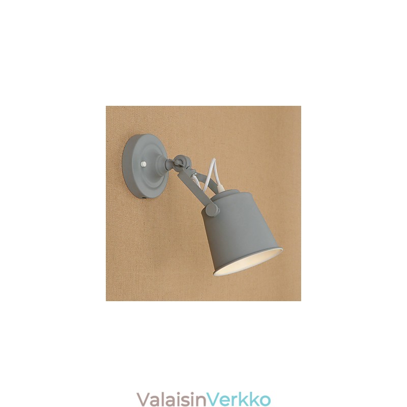 Maalattu teräs seinävalaisin tyhmä musta amerikkalainen kahvikoristelu Retro seinävalo valomiekkalamppu seinään