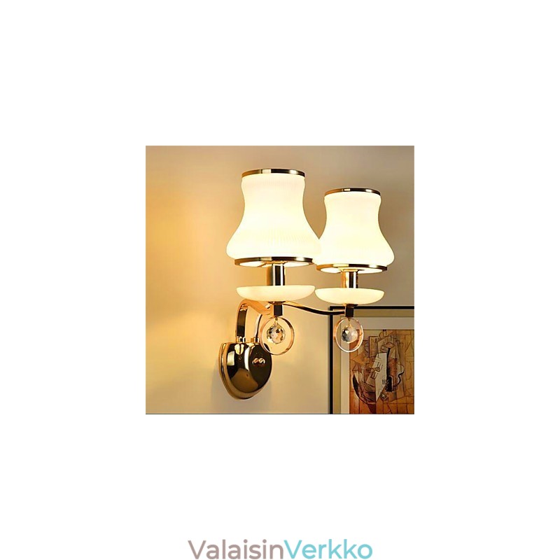 Moderni nykyaikainen galvanoitu ominaisuus Crystal Mini Style -silmäsuojausseinävalaisimiin