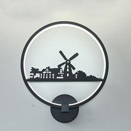 Moderni nykyaikainen maalausominaisuus Ambient Light -seinävalaisimille