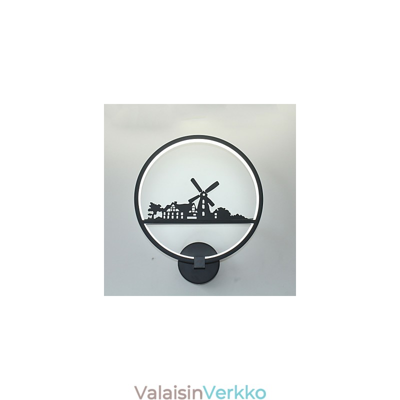 Moderni nykyaikainen maalausominaisuus Ambient Light -seinävalaisimille