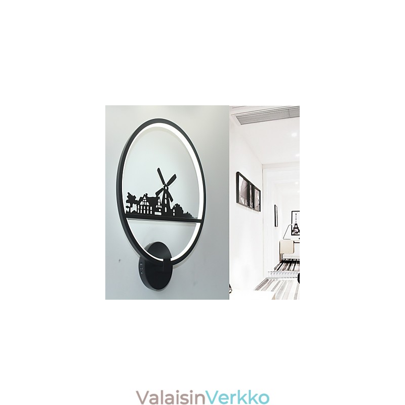 Moderni nykyaikainen maalausominaisuus Ambient Light -seinävalaisimille