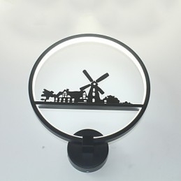 Moderni nykyaikainen maalausominaisuus Ambient Light -seinävalaisimille