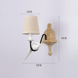 Rustic Lodge Simple Vintage Painting Feature Ambient Light -seinävalaisimet