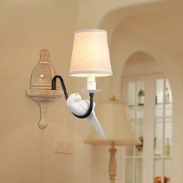 Rustic Lodge Simple Vintage Painting Feature Ambient Light -seinävalaisimet