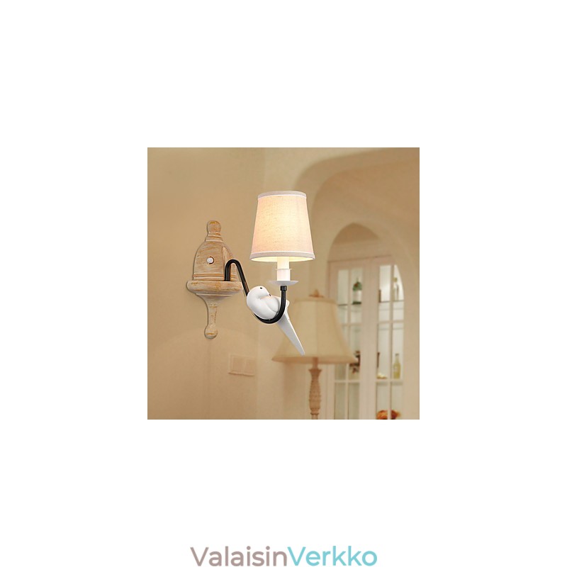 Rustic Lodge Simple Vintage Painting Feature Ambient Light -seinävalaisimet